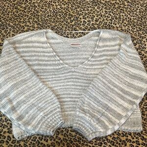 Urban Outfitters Gray V-Neck Sweater